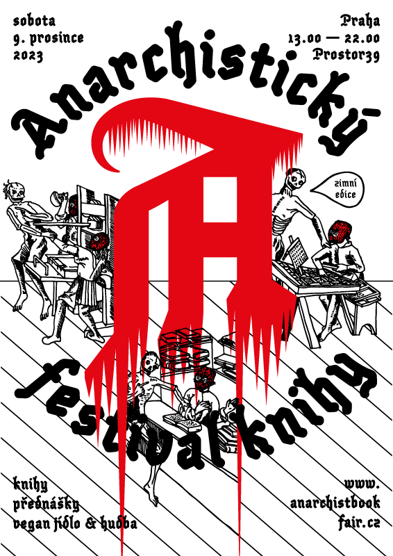 Zimní anarchistický festival knihy 2023 Praha